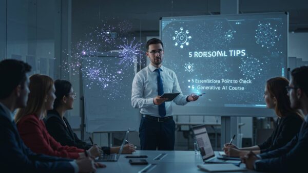 プロが教える！生成AI講座で絶対に確認すべき5つのポイント