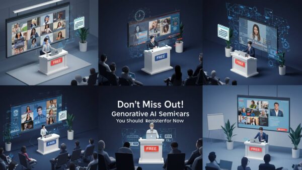 見逃し厳禁！今すぐ申し込むべき無料生成AIセミナーBEST5