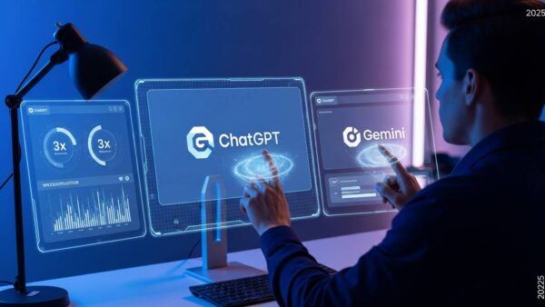 【2025年最新】生成AI完全ガイド！ChatGPTとGeminiで業務効率が3倍になった方法