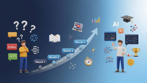生成AI初心者が3ヶ月で専門家になった学習ロードマップと講座選びのコツ