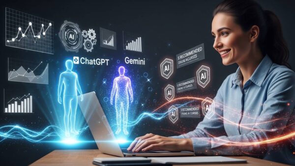 ChatGPTとGeminiを使い倒す！仕事の業務効率が劇的に変わる無料の生成AI講座おすすめ5選