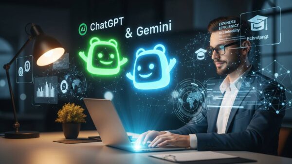 【2026年最新】無料で学べるおすすめ生成AI講座！ChatGPTとGeminiで劇的に業務効率化